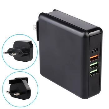 61W PD Type C USB Fast Charger Laptop Power Adapter Quick Charge Phone Tablet Charger 4 ports Full Charging Adapter
61W PD Type C USB Fast Charger Laptop Power Adapter Quick Charge Phone Tablet Charger 4 ports Full Charging Adapter