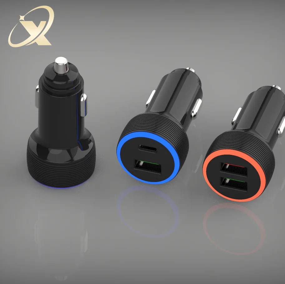 New Style Illicit Model Double Color Tire Light Guide Car Charger Double USB2.4A Plastic Mobile Phone Car Mounted Charger Case
New Style Illicit Model Double Color Tire Light Guide Car Charger Double USB2.4A Plastic Mobile Phone Car Mounted Charger Case