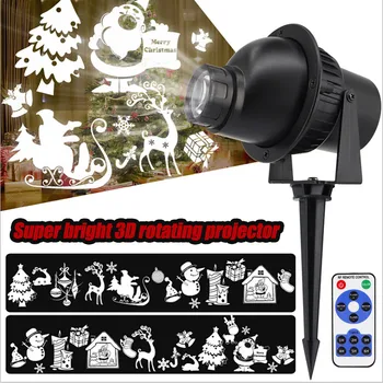Free Shipping Ouhaobin Christmas Projection Lights Outdoor Xmas Multi Patterns 3D Rotating Projector Lámpara de proyección
Free Shipping Ouhaobin Christmas Projection Lights Outdoor Xmas Multi Patterns 3D Rotating Projector Lámpara de proyección