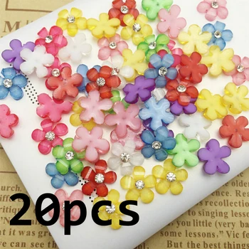 20pcs Cute Resin Flower With Rhinestone Flatback Cabochon For Jewelry Findings DIY Phone,nail Art Decoration
20pcs Cute Resin Flower With Rhinestone Flatback Cabochon For Jewelry Findings DIY Phone,nail Art Decoration