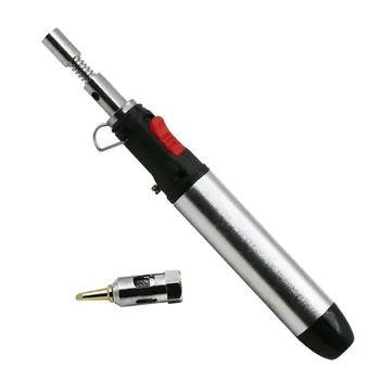 HT-1937 Flame Butane Gas Soldering Iron 12ML Filling Capacity Pen Torch Tool for Welding Soldering
HT-1937 Flame Butane Gas Soldering Iron 12ML Filling Capacity Pen Torch Tool for Welding Soldering