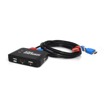 FULL-2 Port Hdmi Kvm Switch with Usb Hdmi Cable for Monitor Keyboard Mouse Flash Drive for Desktop Notebook Tv Projector
FULL-2 Port Hdmi Kvm Switch with Usb Hdmi Cable for Monitor Keyboard Mouse Flash Drive for Desktop Notebook Tv Projector