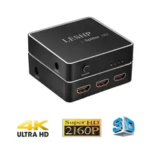 Leshp HDMI-compatible 2.0 1X2 Splitter Supports Full 4X2K 3D One Input To Two Outputs Support Video Format Up To 4K2K@30Hz
Leshp HDMI-compatible 2.0 1X2 Splitter Supports Full 4X2K 3D One Input To Two Outputs Support Video Format Up To 4K2K@30Hz