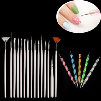 15pcs Nail Art Brush Set 5pcs Nail Art Dotting Painting Pen Manicure Nail Glitter Tools Set Nail Art Decoration
15pcs Nail Art Brush Set 5pcs Nail Art Dotting Painting Pen Manicure Nail Glitter Tools Set Nail Art Decoration