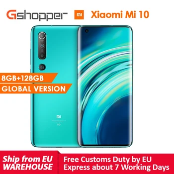Global Version Xiaomi Mi 10 8GB Ram 128GB Rom Mobile Phone 5G Smartphone 108MP Snapdragon 865 Octa Core 6.67" AMOLED Display
Global Version Xiaomi Mi 10 8GB Ram 128GB Rom Mobile Phone 5G Smartphone 108MP Snapdragon 865 Octa Core 6.67" AMOLED Display