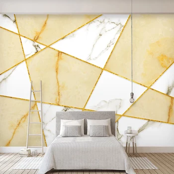 Custom Murals Photo Wallpaper Modern Golden Lines Geometric Marbling Fresco Living Room Bedroom Background Wall Covering Decor
Custom Murals Photo Wallpaper Modern Golden Lines Geometric Marbling Fresco Living Room Bedroom Background Wall Covering Decor