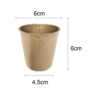 Economical 10/50/100 Pcs Peat Pots Pulp Flower Pot Nursery Planting Seed Starting for Garden Seedlings ds99
Economical 10/50/100 Pcs Peat Pots Pulp Flower Pot Nursery Planting Seed Starting for Garden Seedlings ds99