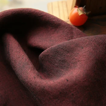 High quality flax fabric Carbon red high count and high density yarn-dyed linen fabric Spring Autumn Dresses and Garments tissu
High quality flax fabric Carbon red high count and high density yarn-dyed linen fabric Spring Autumn Dresses and Garments tissu