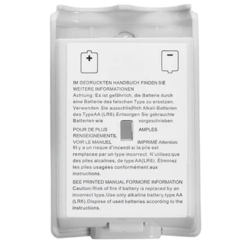 Mayitr 1pc White AA Battery Back Cover High Quality Batteries Holder Shell Case Suitable For XBOX 360 Wireless Controller
Mayitr 1pc White AA Battery Back Cover High Quality Batteries Holder Shell Case Suitable For XBOX 360 Wireless Controller