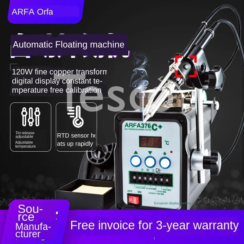 Automatic Floating Machine Pedal Constant Temperature Electric Soldering Iron High-Power High-Frequency Welding Station Eddy
Automatic Floating Machine Pedal Constant Temperature Electric Soldering Iron High-Power High-Frequency Welding Station Eddy