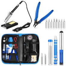 60W Adjustable Temperature Electric Soldering Iron Set Welding Repair Tool with Switch Kit Diagonal Pliers Screwdriver Tin Wire
60W Adjustable Temperature Electric Soldering Iron Set Welding Repair Tool with Switch Kit Diagonal Pliers Screwdriver Tin Wire