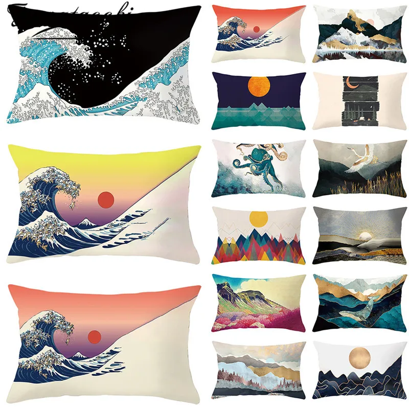 Fuwatacchi Beauty Scenery Throw Pillowcases Rectangle Polyester Cushion Cover Home Sofa Decorative White Pillows Cover for Car
Fuwatacchi Beauty Scenery Throw Pillowcases Rectangle Polyester Cushion Cover Home Sofa Decorative White Pillows Cover for Car