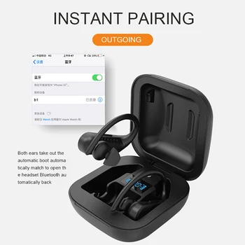 Bluetooth Earphone TWS Wireless With Digital Display Sports Headset Earbuds Waterproof Headphones With Wireless Charging Box
Bluetooth Earphone TWS Wireless With Digital Display Sports Headset Earbuds Waterproof Headphones With Wireless Charging Box