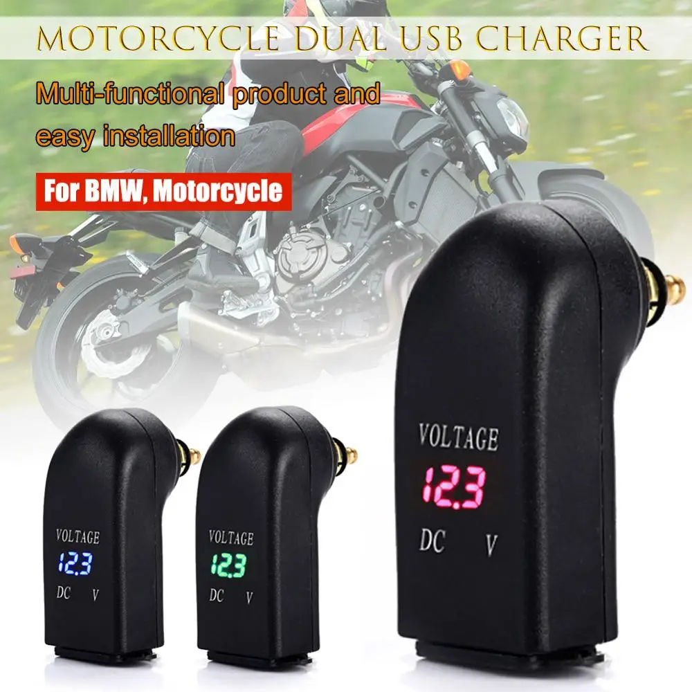 Motorcycle Dual USB Charger Power Adapter 12/24V Cigarette Lighter Socket For BMW USB Charger Adapter Motorcycle Accessories
Motorcycle Dual USB Charger Power Adapter 12/24V Cigarette Lighter Socket For BMW USB Charger Adapter Motorcycle Accessories