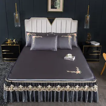 Summer Cool Ice Silk Bedspread Lace Zipper Folding Sleeping Mat Solid Color Air Conditioning Soft Bed Cover Pillowcase 3pcs
Summer Cool Ice Silk Bedspread Lace Zipper Folding Sleeping Mat Solid Color Air Conditioning Soft Bed Cover Pillowcase 3pcs