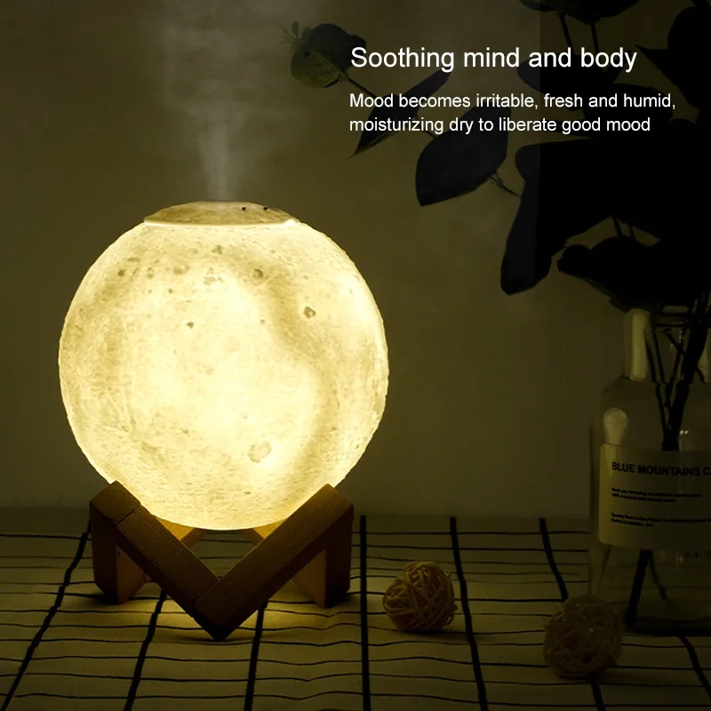 New Ideas 880ML High Capacity Cool Mist Heavy Fog Humidifiers USB Mini Air Humidifier Moon Lamp Light Diffuser Air Humidifying
New Ideas 880ML High Capacity Cool Mist Heavy Fog Humidifiers USB Mini Air Humidifier Moon Lamp Light Diffuser Air Humidifying