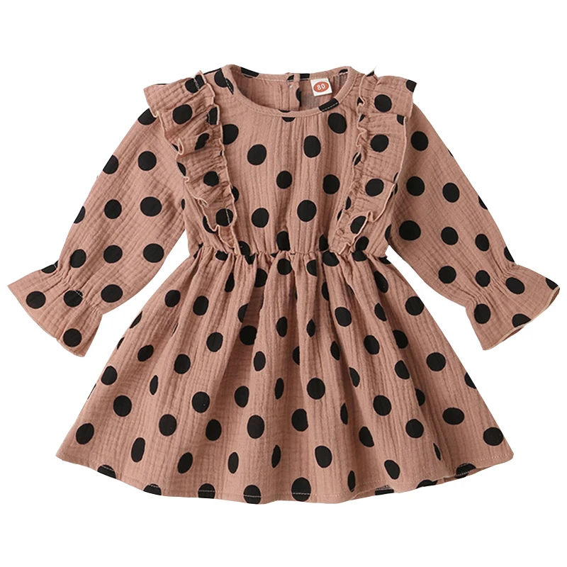 Girls' Baby Spring And Autumn Long Sleeve Print Polka Dot Ruffle Dress Cute 2021 Red
Girls' Baby Spring And Autumn Long Sleeve Print Polka Dot Ruffle Dress Cute 2021 Red