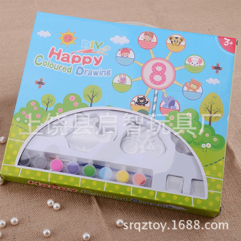Children Gypsum Coloured Drawing Gift Set DIY Ceramic Coloured Drawing Handmade Painting Preschool Gift Gypsum Coloured Drawing
Children Gypsum Coloured Drawing Gift Set DIY Ceramic Coloured Drawing Handmade Painting Preschool Gift Gypsum Coloured Drawing