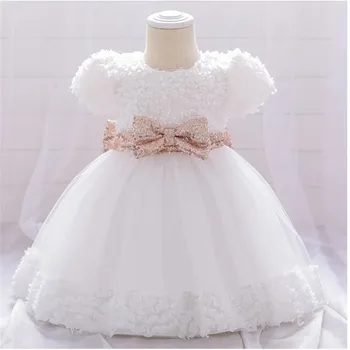 New White Tutu Little Princess First Birthday Dress Sequined Bow Baby Girl Clothing Toddler Clothes Baptism Infant Vestidos
New White Tutu Little Princess First Birthday Dress Sequined Bow Baby Girl Clothing Toddler Clothes Baptism Infant Vestidos