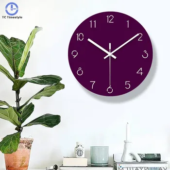 Wall Clock Modern Kitchen Clocks Watch Home Living Room Decorative Hanging Quartz Bedroom Minimalist Purple Round Slient Art
Wall Clock Modern Kitchen Clocks Watch Home Living Room Decorative Hanging Quartz Bedroom Minimalist Purple Round Slient Art