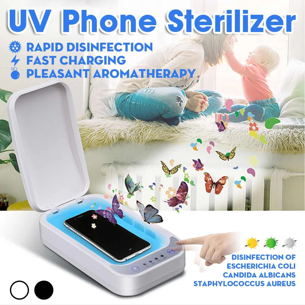 5V USB Multifuntion UV Sterilizer Box Mask Sterilize Jewelry Phones Cleaner Personal Sanitizer Disinfection Cabinet
5V USB Multifuntion UV Sterilizer Box Mask Sterilize Jewelry Phones Cleaner Personal Sanitizer Disinfection Cabinet