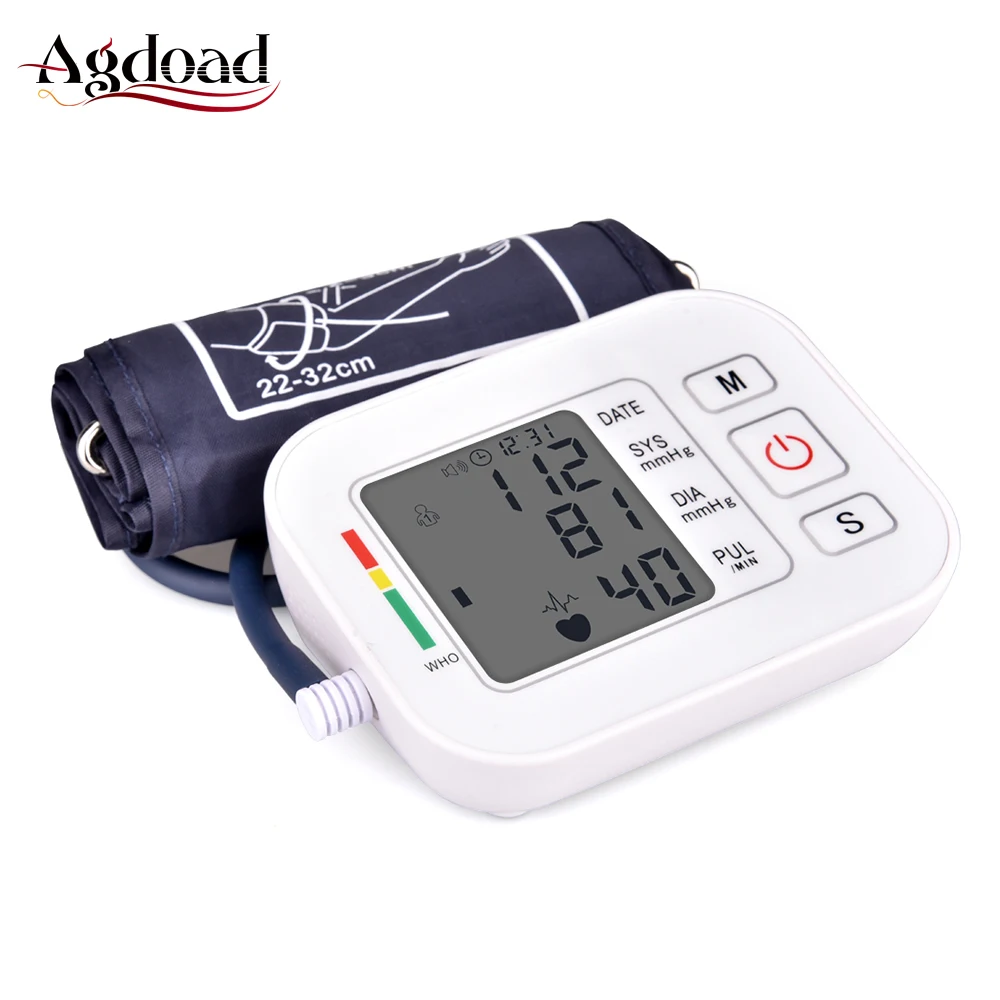 Intelligent Electronic Digital Upper Arm Blood Pressure Monitor Portable BP Heart Rate Measure Device for Parents Health Care
Intelligent Electronic Digital Upper Arm Blood Pressure Monitor Portable BP Heart Rate Measure Device for Parents Health Care