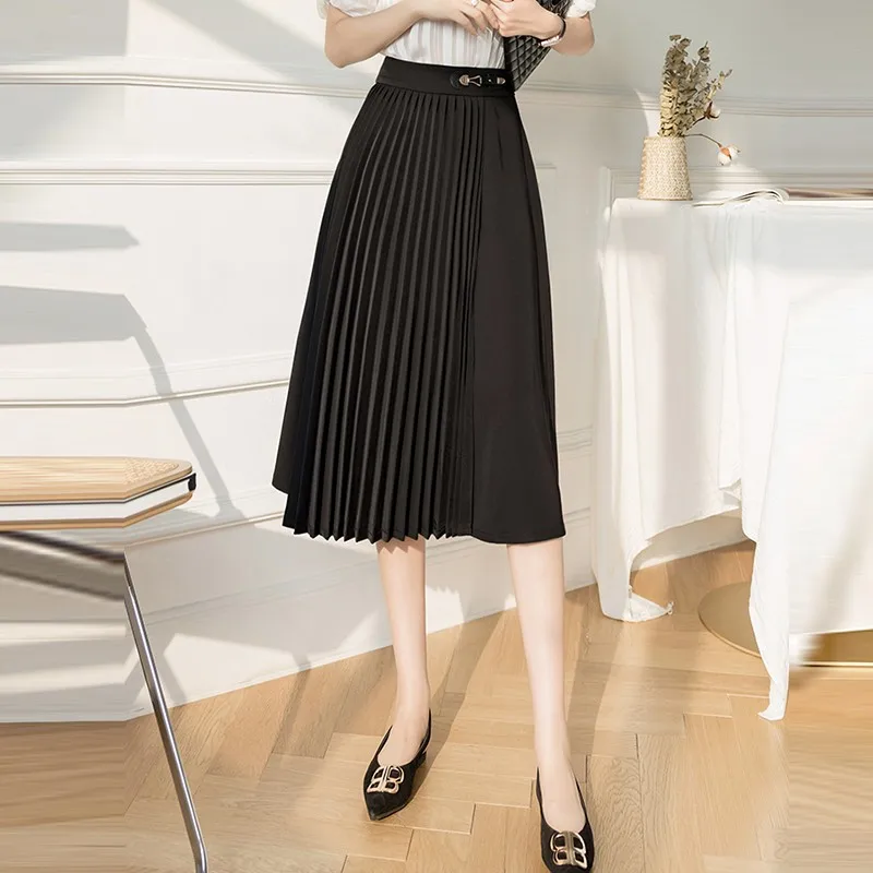 Women Summer High Waist Pleated Skirts New Arrival 2021 Fashion Korean Style Solid Color Ladies Elegant A-line Long Skirt W429
Women Summer High Waist Pleated Skirts New Arrival 2021 Fashion Korean Style Solid Color Ladies Elegant A-line Long Skirt W429