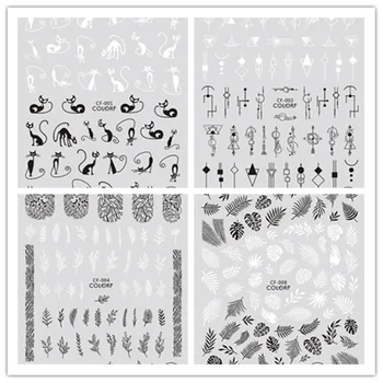 New Classic Black And White Butterfly Flower Nail Sticker Leaf Manicure Sticker Persian Cat Nail Sticker
New Classic Black And White Butterfly Flower Nail Sticker Leaf Manicure Sticker Persian Cat Nail Sticker