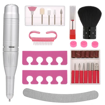 Portable Electric Nail Drill Manicure Pedicure Acrylic Nail Kit with Dust Removal Brush Toe Separators File Nail Drill Bits Set
Portable Electric Nail Drill Manicure Pedicure Acrylic Nail Kit with Dust Removal Brush Toe Separators File Nail Drill Bits Set
