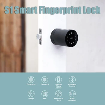 YEEUU Smart Door Lock APP Fingerprint Password Unlock Security Electronic Intelligent Door Lock Works With Alexa Google Home
YEEUU Smart Door Lock APP Fingerprint Password Unlock Security Electronic Intelligent Door Lock Works With Alexa Google Home