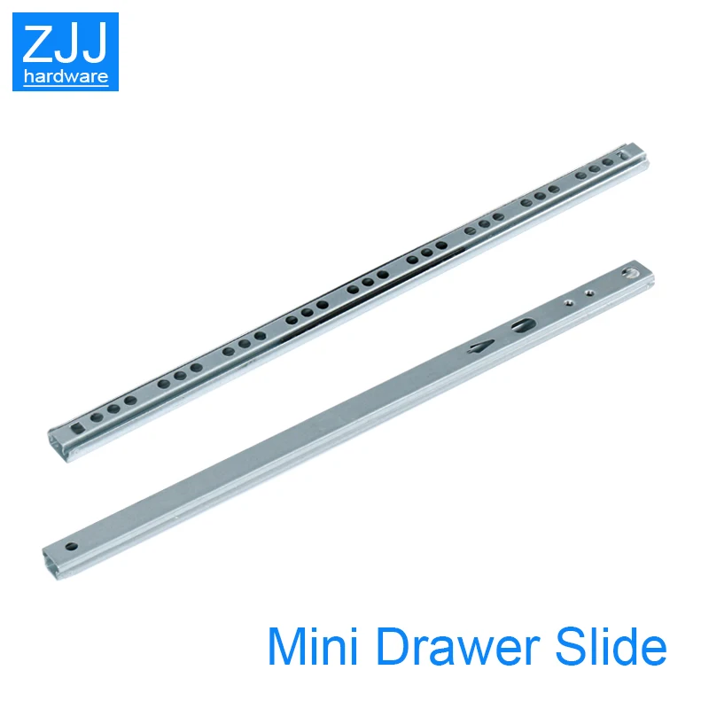 Mini Two-way sliding Drawer slide Ball Guide Two Sections 17mm Wide Steel Fold Drawer Steel Ball Slide Rail Furniture Hardware
Mini Two-way sliding Drawer slide Ball Guide Two Sections 17mm Wide Steel Fold Drawer Steel Ball Slide Rail Furniture Hardware