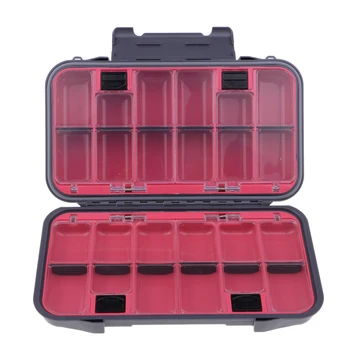 1 Piece Double Layer Fishing Tackle Box Fishing Lure Hook Gear Storage Holder 24 Compartments Press-button Switch Pesca 
1 Piece Double Layer Fishing Tackle Box Fishing Lure Hook Gear Storage Holder 24 Compartments Press-button Switch Pesca