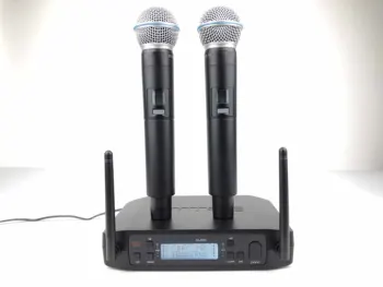 High Quality GLXD4 BETA58 UHF Wireless Microphone System Dual Channel Wireless Microphone with Flight Case for hot selling 
High Quality GLXD4 BETA58 UHF Wireless Microphone System Dual Channel Wireless Microphone with Flight Case for hot selling