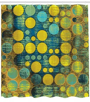 Retro Shower Curtain Groovy Polka Dots 60s Print for Bathroom
Retro Shower Curtain Groovy Polka Dots 60s Print for Bathroom