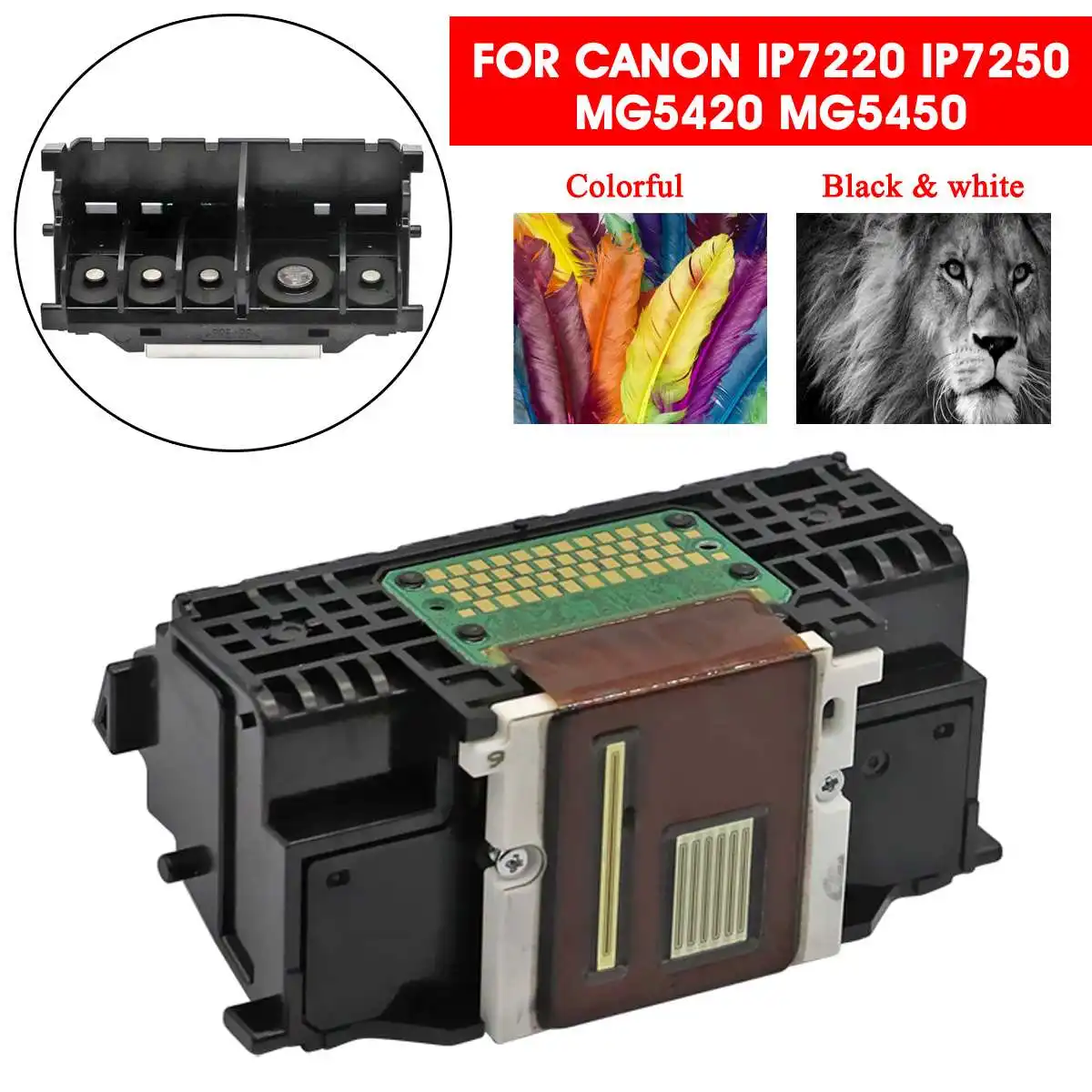 LEORY Fit For Canon iP7220 iP7250 MG5420 MG5450 Printer QY6-0082 Printer Head Printhead Printer Print Head Printer Separate Part
LEORY Fit For Canon iP7220 iP7250 MG5420 MG5450 Printer QY6-0082 Printer Head Printhead Printer Print Head Printer Separate Part