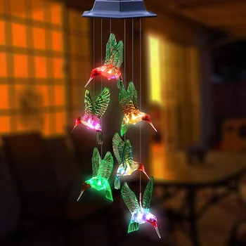 Holiday Solar Power Light Christmas LED Wind Chime Home Spiral Wind Chime Lamps Hummingbird Fairy Outdoor Light Wedding Decor
Holiday Solar Power Light Christmas LED Wind Chime Home Spiral Wind Chime Lamps Hummingbird Fairy Outdoor Light Wedding Decor