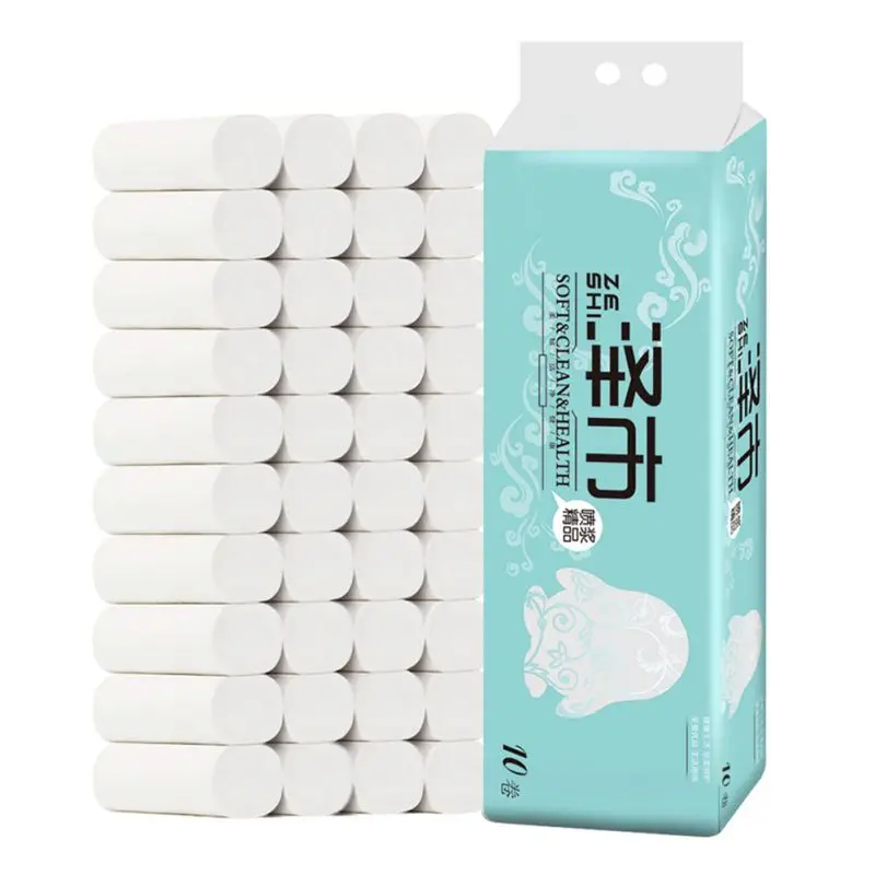 Toilet Paper Roll 10 Rolls/4-layer,Natural Pulp Roll environmental Protection Raw wood Pulp Paper Papel Higienico
Toilet Paper Roll 10 Rolls/4-layer,Natural Pulp Roll environmental Protection Raw wood Pulp Paper Papel Higienico