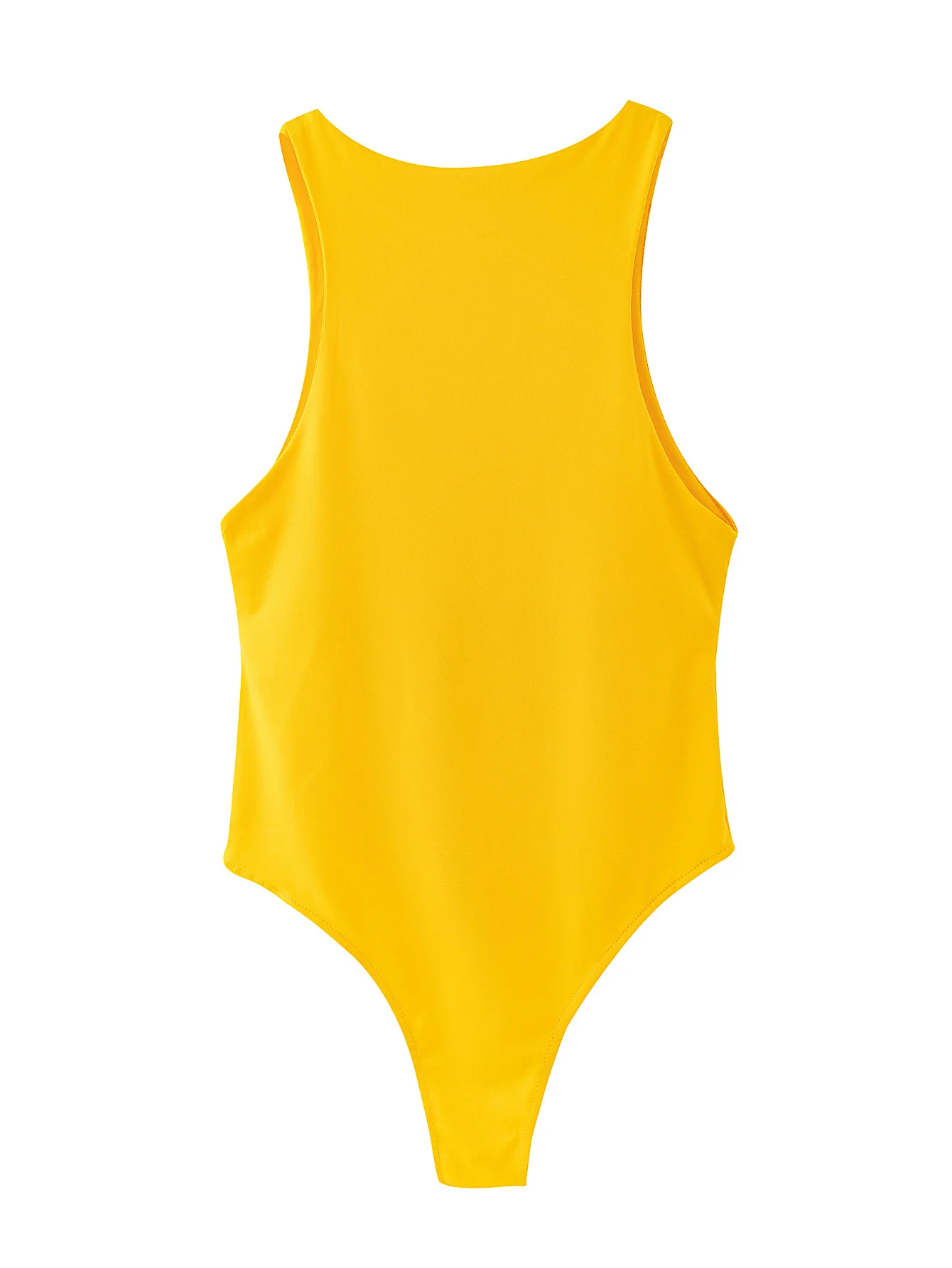 Zevity New Women fashion candy colors slim bodysuits female chic o neck sleeveless vest blouse brand leisure playsuits tops P859