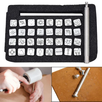 1mm Mini Handmade Ornament DIY Craft Accessories Leather Stamping Tool Set Stainless Steel Carving Saddle Making Anti Slip Punch 
1mm Mini Handmade Ornament DIY Craft Accessories Leather Stamping Tool Set Stainless Steel Carving Saddle Making Anti Slip Punch