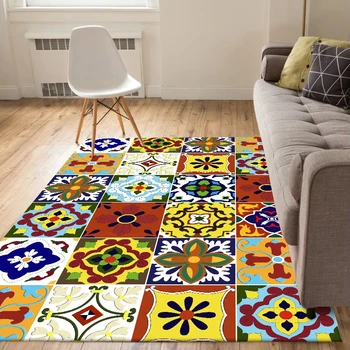 Colorful Geometric Tapete Bohemian Area Rugs Living Room Floor Mat Coffee Table Sofa Bedroom Bedside Blanket Non-Slip Carpets
Colorful Geometric Tapete Bohemian Area Rugs Living Room Floor Mat Coffee Table Sofa Bedroom Bedside Blanket Non-Slip Carpets