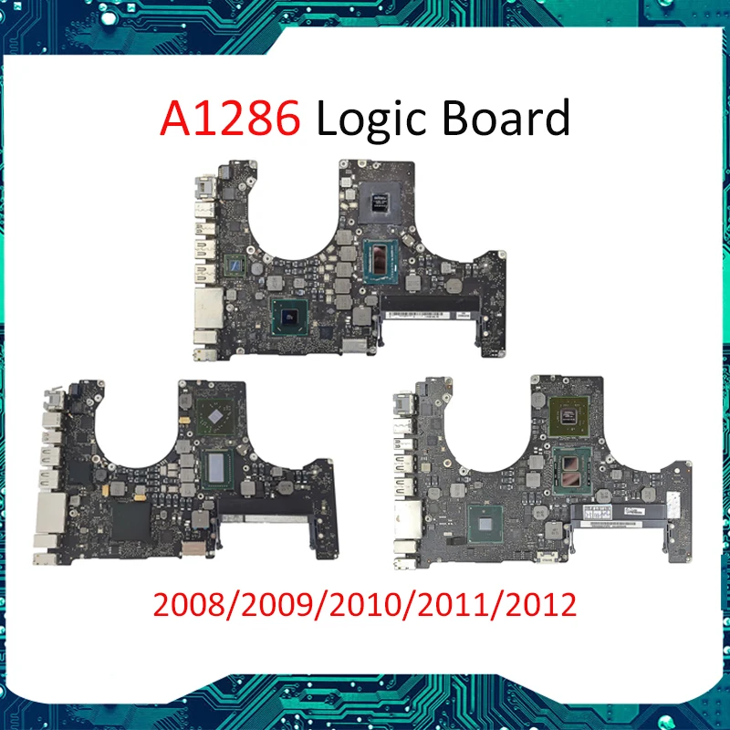 Оригинальная материнская плата A1286 820-2850-A/B 820-2915-A/B 820-3330-B для MacBook Pro 15 "логическая