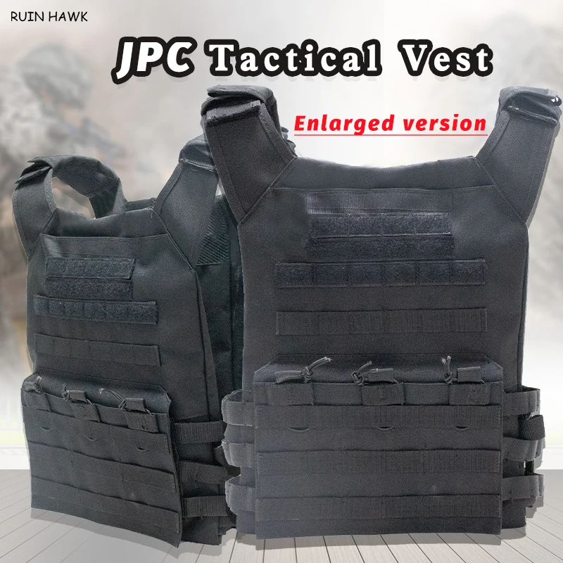 Oversize JPC Molle Plate Carrier Vest Outdoor CS Paintball Protective Plate Carrier Waistcoat Airsoft Vest Hunting Tactical Vest
Oversize JPC Molle Plate Carrier Vest Outdoor CS Paintball Protective Plate Carrier Waistcoat Airsoft Vest Hunting Tactical Vest