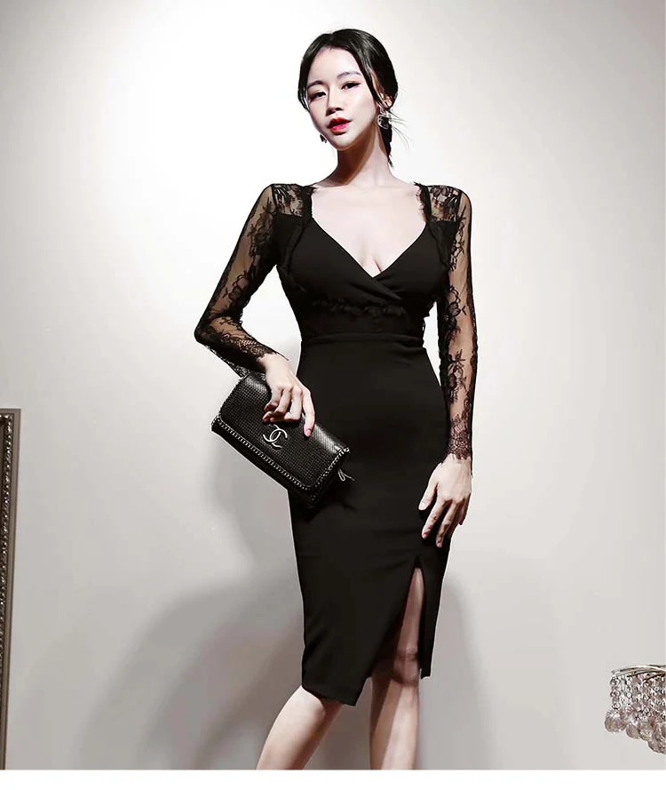 2020 New Women's Deep V Sexy Lace Panel Hip Dress Zippers Knee-Length Regular Sheath Office Lady Polyester
2020 New Women's Deep V Sexy Lace Panel Hip Dress Zippers Knee-Length Regular Sheath Office Lady Polyester