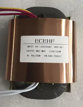 110V 0.9A R Core Transformer 100VA R80 custom transformer 110V copper shield output Power amplifier isolation transformer 110v 
110V 0.9A R Core Transformer 100VA R80 custom transformer 110V copper shield output Power amplifier isolation transformer 110v