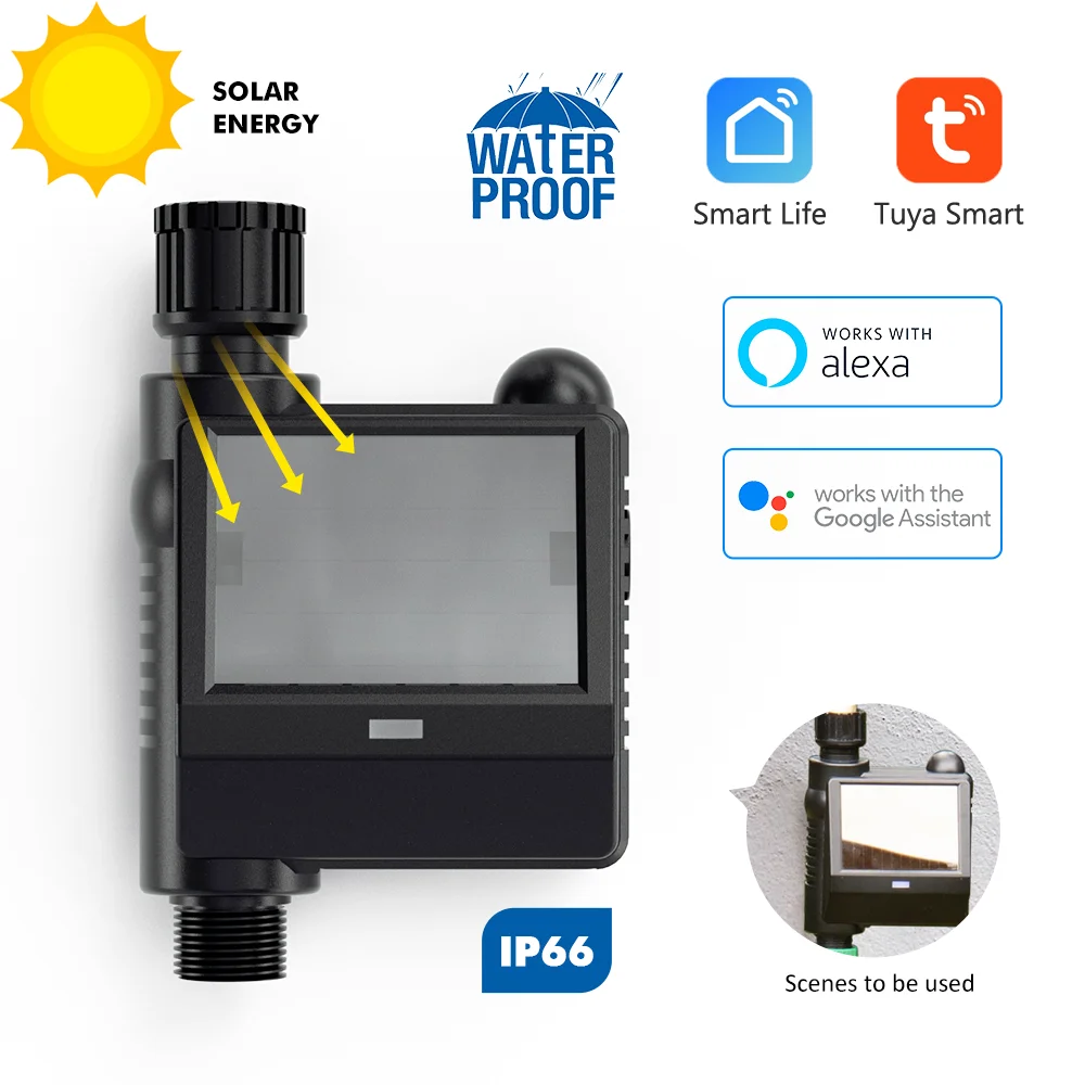 Tuya WiFi Water Valve Wireless Watering Timer Zigbee Valve Solar Battery Powered Remote Control Garden irrigator Alexa Google
Tuya WiFi Water Valve Wireless Watering Timer Zigbee Valve Solar Battery Powered Remote Control Garden irrigator Alexa Google