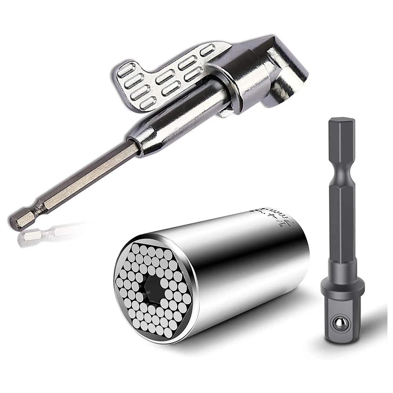 3 in 1 Multifunctional 7-19mm Socket Wrench Ratchet Socket and Screwdriver Bit
3 in 1 Multifunctional 7-19mm Socket Wrench Ratchet Socket and Screwdriver Bit