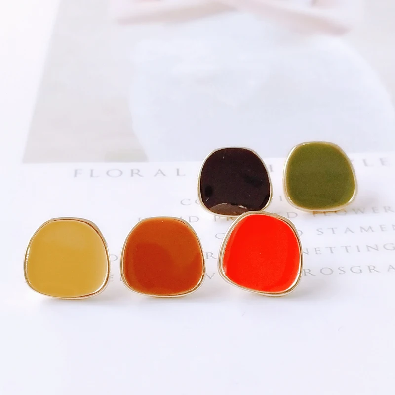 Enamel Trapezoid Alloy Stud Earring Finding Components Eardrop Simple Style DIY Jewelry Accessories Handmade Materials 6pcs
Enamel Trapezoid Alloy Stud Earring Finding Components Eardrop Simple Style DIY Jewelry Accessories Handmade Materials 6pcs