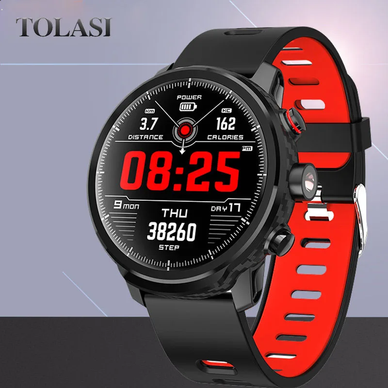 New L5 Smart Watch Men IP68 Waterproof Multiple Sports Mode Heart Rate Weather Forecast Bluetooth Smartwatch Standby 100 Days
New L5 Smart Watch Men IP68 Waterproof Multiple Sports Mode Heart Rate Weather Forecast Bluetooth Smartwatch Standby 100 Days