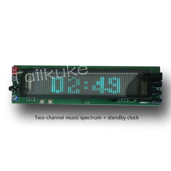 VFD Music Spectrum with Clock DIY25 Frequency Division 16 Level LED Screen Display Power Amplifier Rhythm Lamp Dynamic Module
VFD Music Spectrum with Clock DIY25 Frequency Division 16 Level LED Screen Display Power Amplifier Rhythm Lamp Dynamic Module