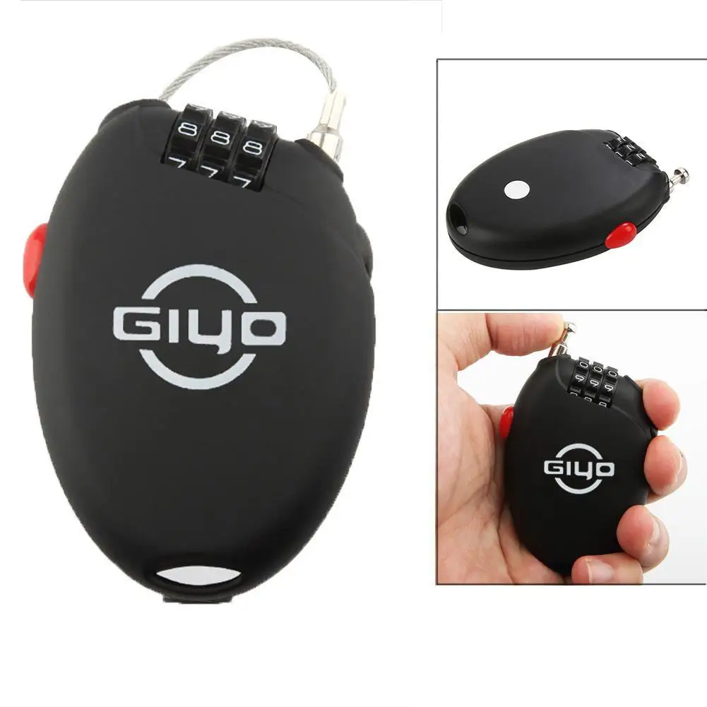 Bicycle Lock Mini Cable Lock Bicycle 3 Digit Password Coded Anti Theft Retractable Wire Line Lock for Cycling Combination Lock
Bicycle Lock Mini Cable Lock Bicycle 3 Digit Password Coded Anti Theft Retractable Wire Line Lock for Cycling Combination Lock